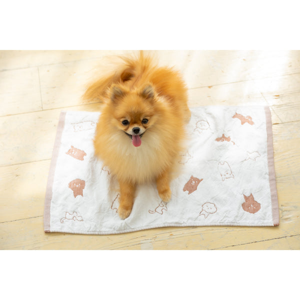 Jogan Pet Cool Mat Cooling Mat for Small Pets Brown 34 x 50 cm