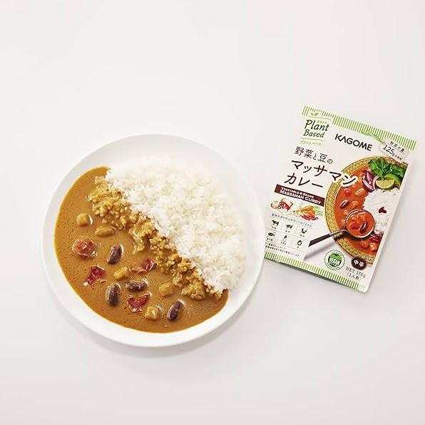 Kagome Vegetable Massaman Curry Plant-Based Vegan Instant Curry (Pack of 3)