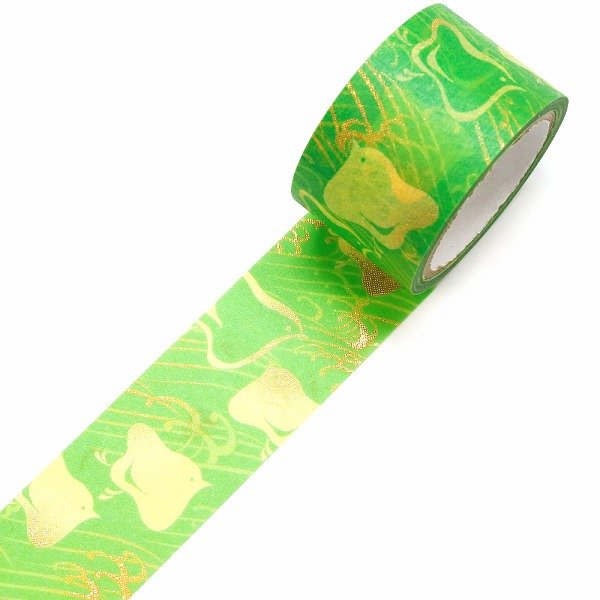 Kamiiso Kimono Washi Tape Zen Wave Chidori Pattern Masking Tape