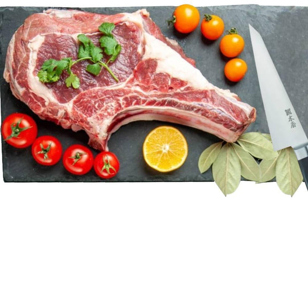 Kiya Carbon Steel Garasuki Ebony Handle Boning Knife 160mm