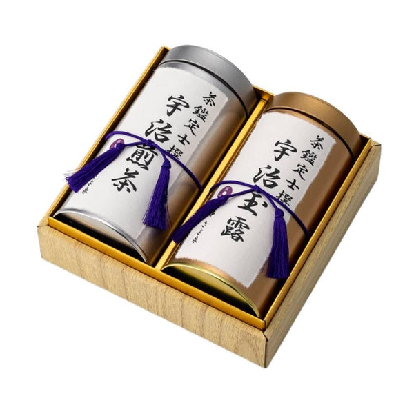 Kiyosen Premium Sencha & Gyokuro Loose Leaf Uji Green Tea Gift Set