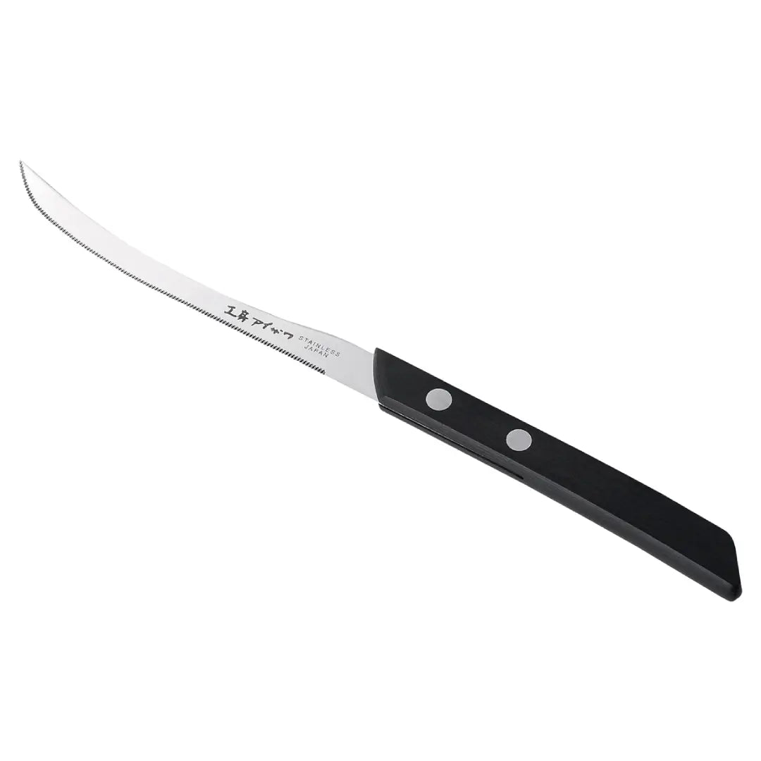 Kobo Aizawa Stainless Steel Tomato Slicer Serrated Fruit Knife 8.1"