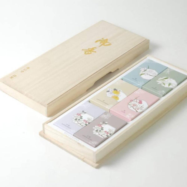 Kousaido 5 Flowers Scent Short Incense Sticks 6-Pack Box