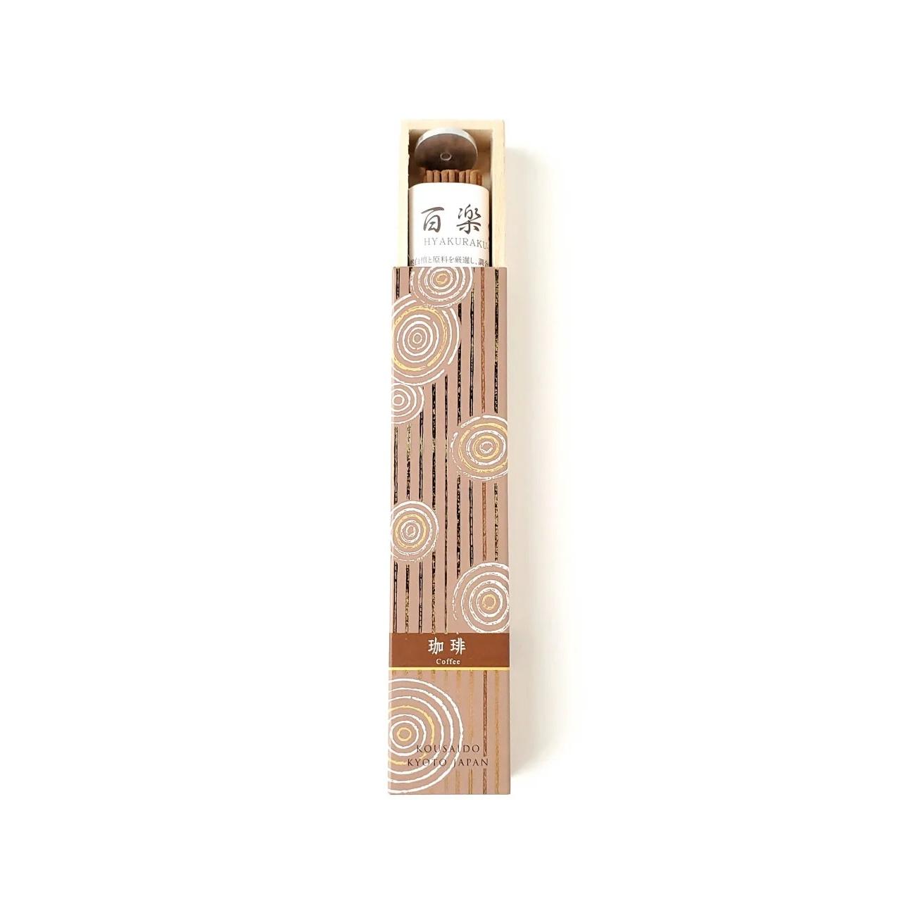 Kousaido Freshly Roasted Coffee Unique Scent Incense Sticks 40 Sticks