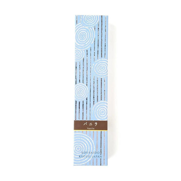 Kousaido Sweet Vanilla Long Incense Sticks In Wooden Box 40 ct.