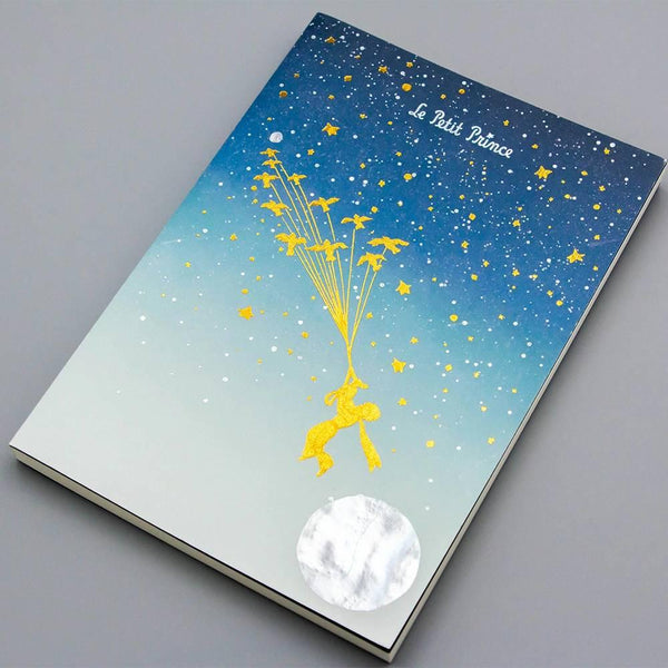 Le Petit Prince Pocket Notebook Foil Stamped Starry Design A6