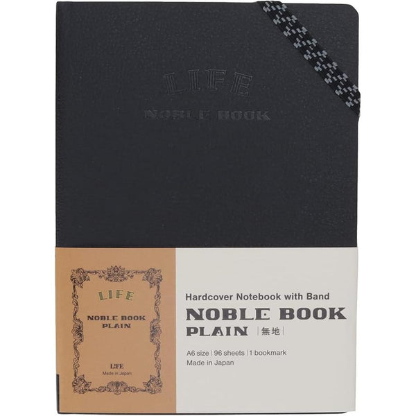 Life Noble Notebook A6 Unruled Premium Writing Paper N1641 (96 Pages)