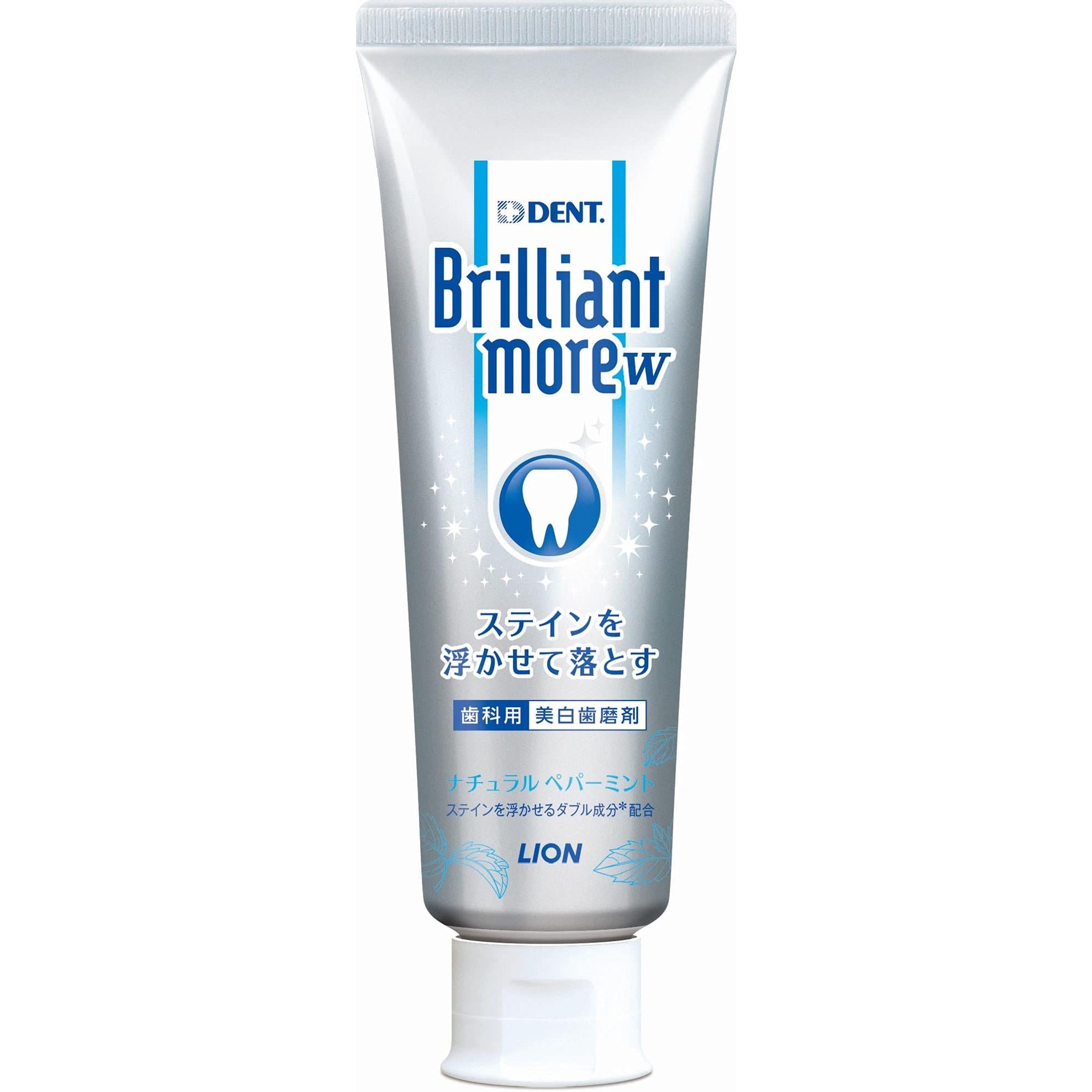 Brilliant More Stain Removal Fluoride Toothpaste Peppermint 90g