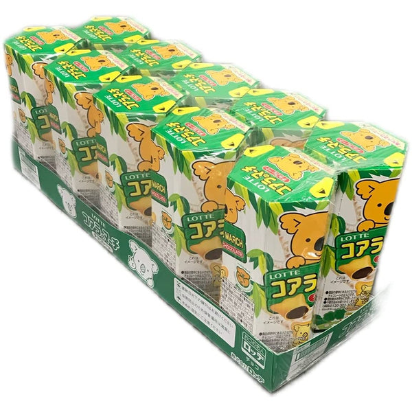 Lotte Koala March Chocolate Filled Bit Sized Cookies (Pack of 10)