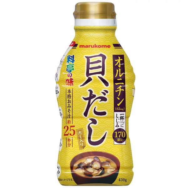 Marukome Liquid Miso With Clam Ready to Mix Miso Soup 430g