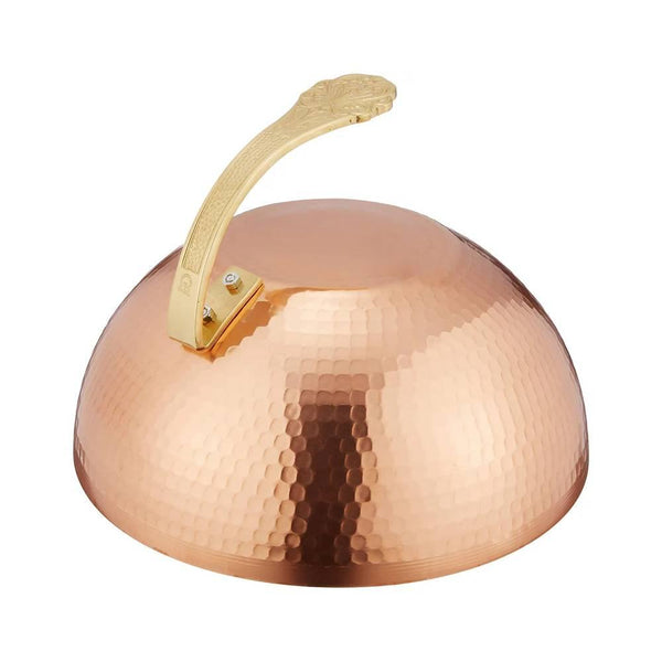 Marushin Hammered Copper Food Cover Oil Splatter Guard Dome 27cm