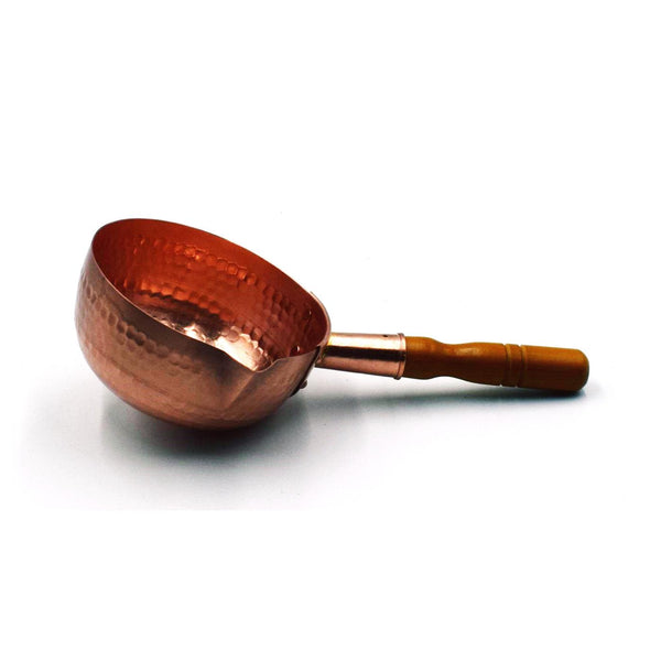 Marushin Hammered Copper Saucepan Superior Heat Control 2.4L φ21cm