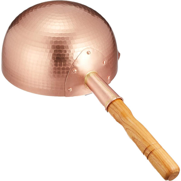 Marushin Hammered Copper Saucepan Superior Heat Control 6L φ27cm