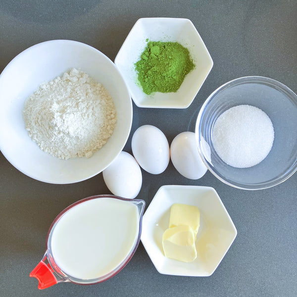 matcha crepe cake ingredients