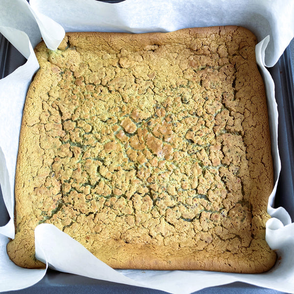 matcha mochi cake butter mochi