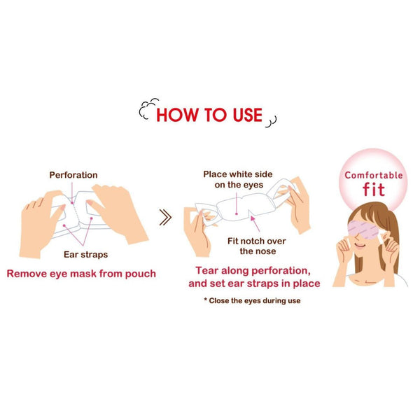 MegRhythm Steam Eye Mask Forest Bath Scent 12 Sheets