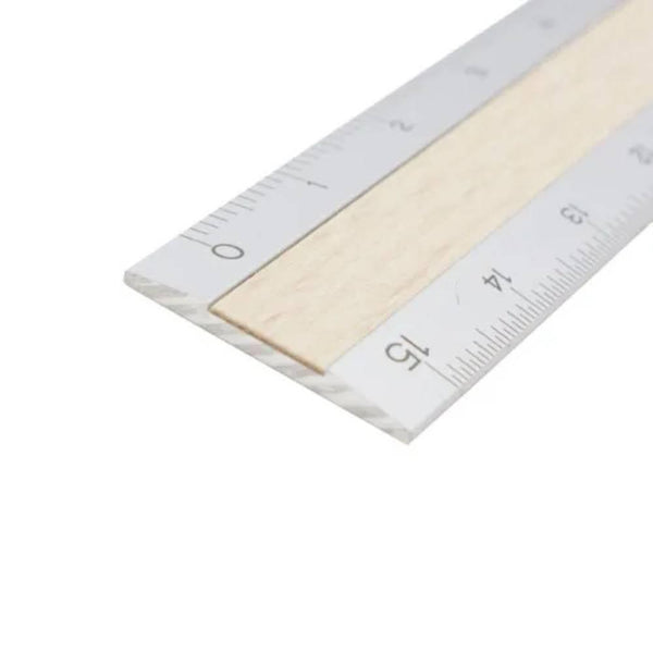 Midori Metal and Wood Metric Ruler 15cm 42257006