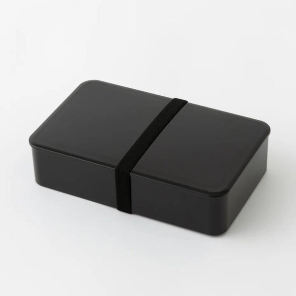 Minimalist Black Microwaveable Bento Lunch Box Big Capacity 1000ml