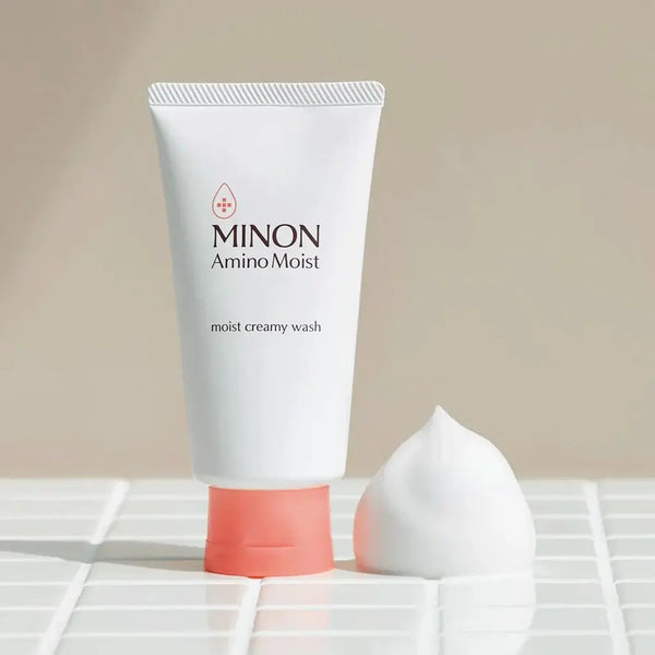 Minon Amino Moist Creamy Wash Cleansing Foam for Sensitive Skin 100g