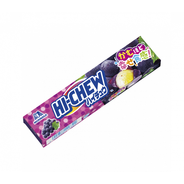 Hi-Chew Japanese Soft Candy Grape Flavor 12 Pieces (Pack of 6)