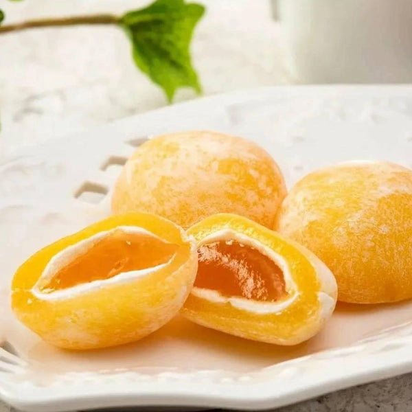 Pon Juice Chewy Mochi Orange Citrus Filled Snack 98g (Pack of 3)