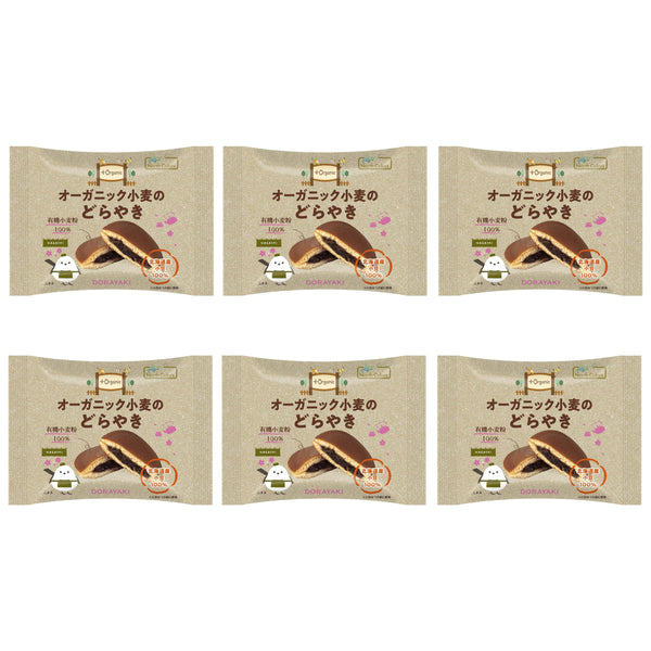 North Colors Organic Dorayaki Additive-Free Azuki Filled Pancake (Pack of 6)