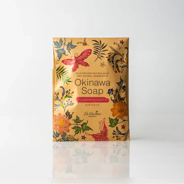 Okinawa Cold Process Natural Soap Hibiscus Floral Olive Oil Bar Soap 3oz