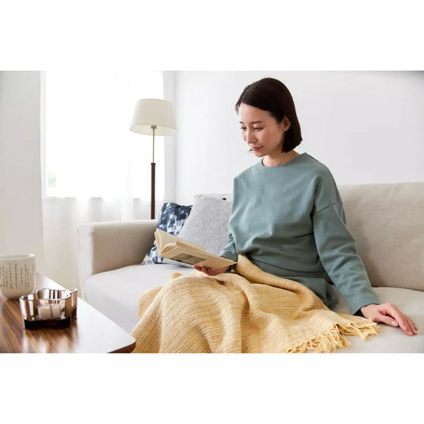 Orim Imabari Soft Cotton Gala Textile Shawl 76 x 165cm