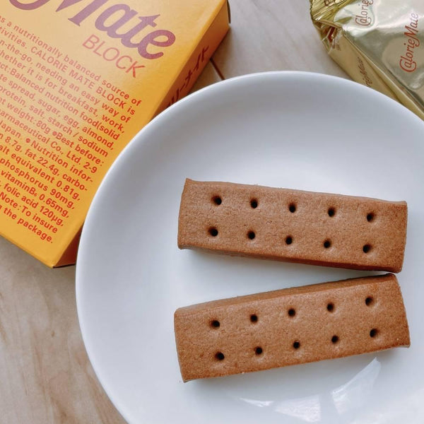 Calorie Mate Block Balanced Nutrition Food Chocolate 4 Bars