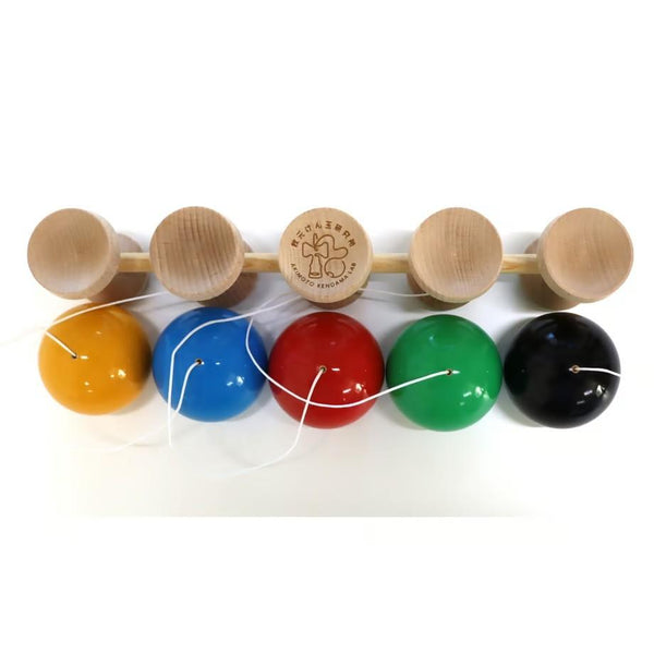 Ozora 5-Cup Kendama Unique Japanese Cup-And-Ball Toy
