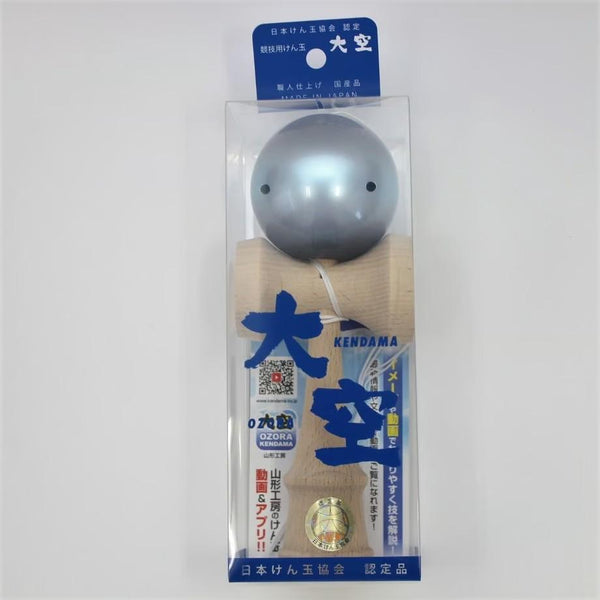 Ozora Kendama Handmade JKA Certified Cup-And-Ball Toy Galaxy Blue