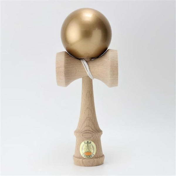 Ozora Kendama Handmade JKA Certified Cup-And-Ball Toy Gold