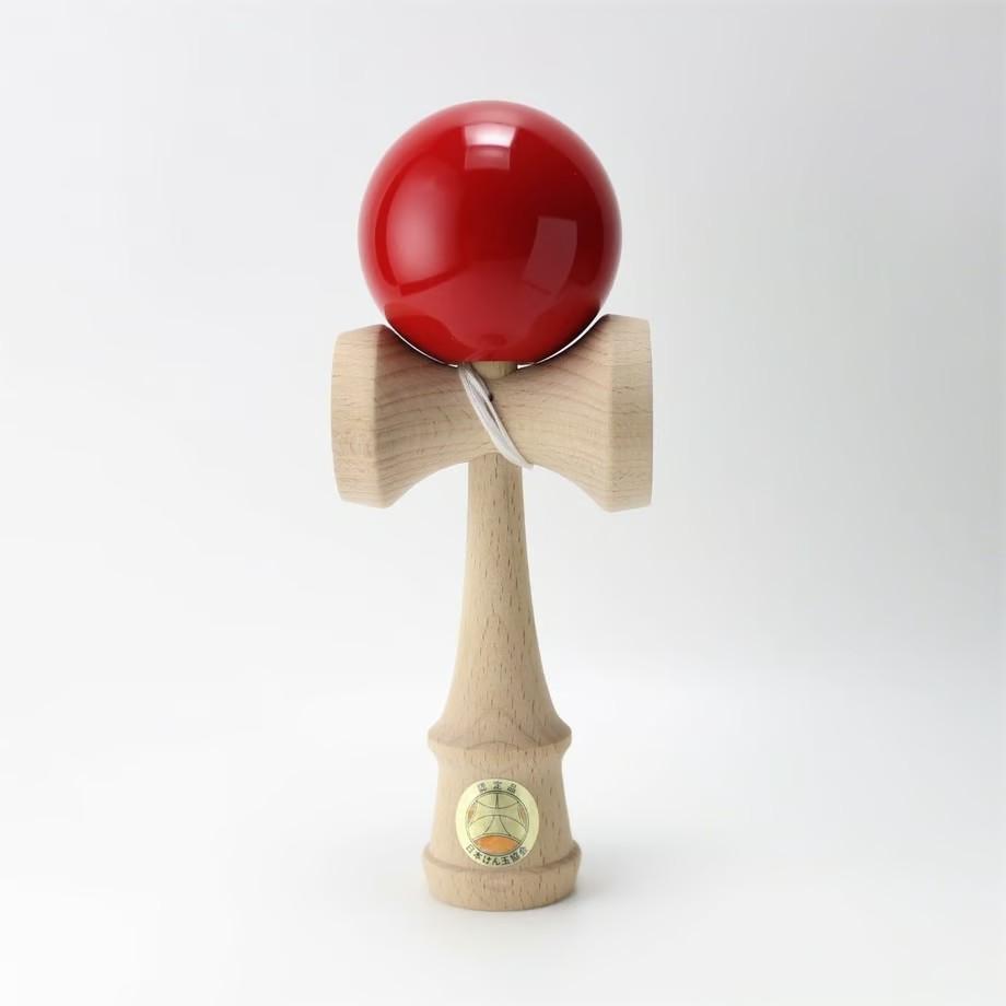 Ozora Kendama Handmade JKA Certified Kendama Cup-And-Ball Toy Red