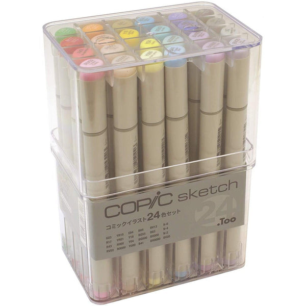 Copic Milticolor Sketch Marker Set Professional Art Markers 24 Colors