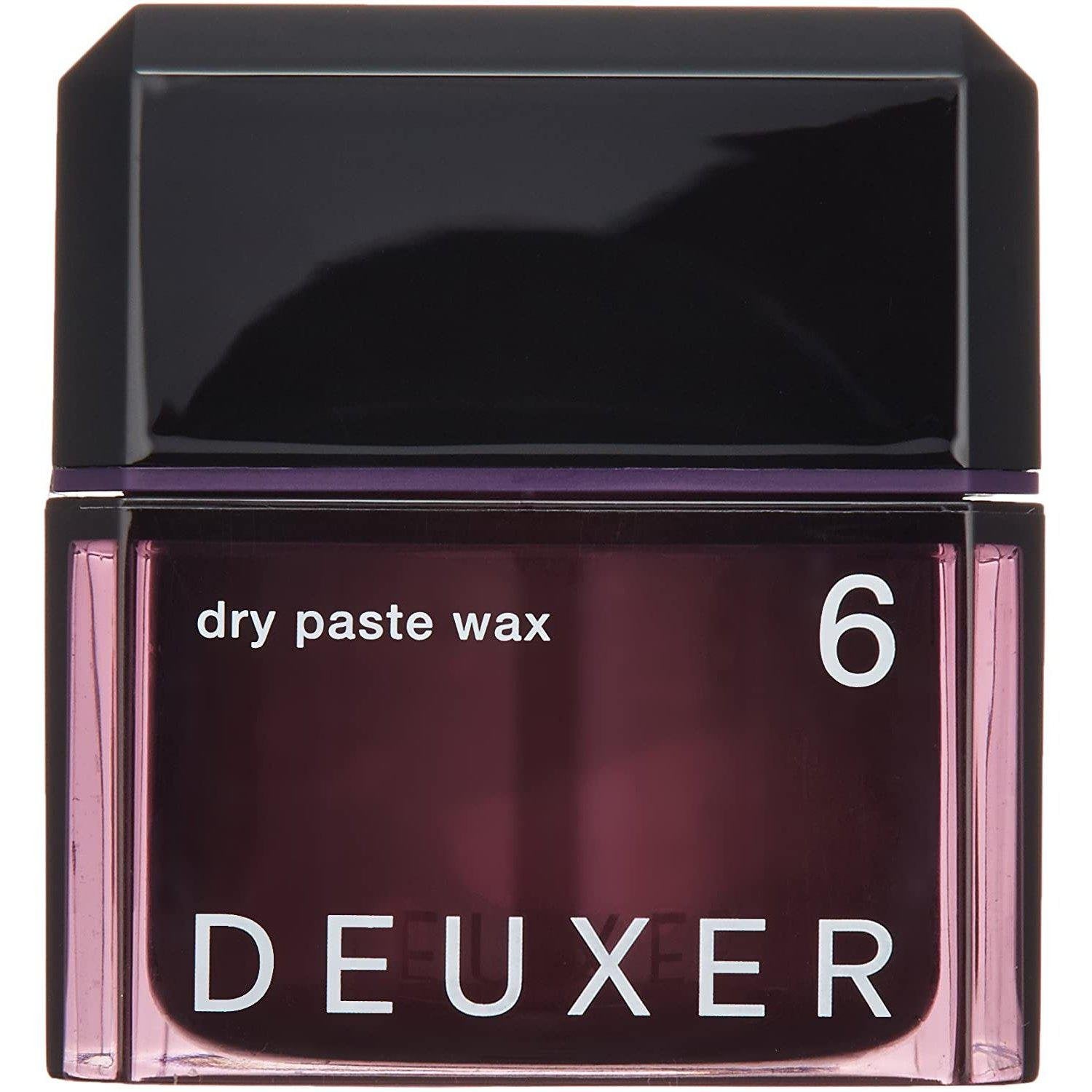 Deuxer 6 Dry Paste Hair Wax Flexible Strong Hold Matte Texture 80g
