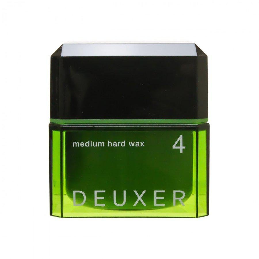 Deuxer 4 Medium Hard Hair Wax Strong Hold Styling Natural Texture 80g