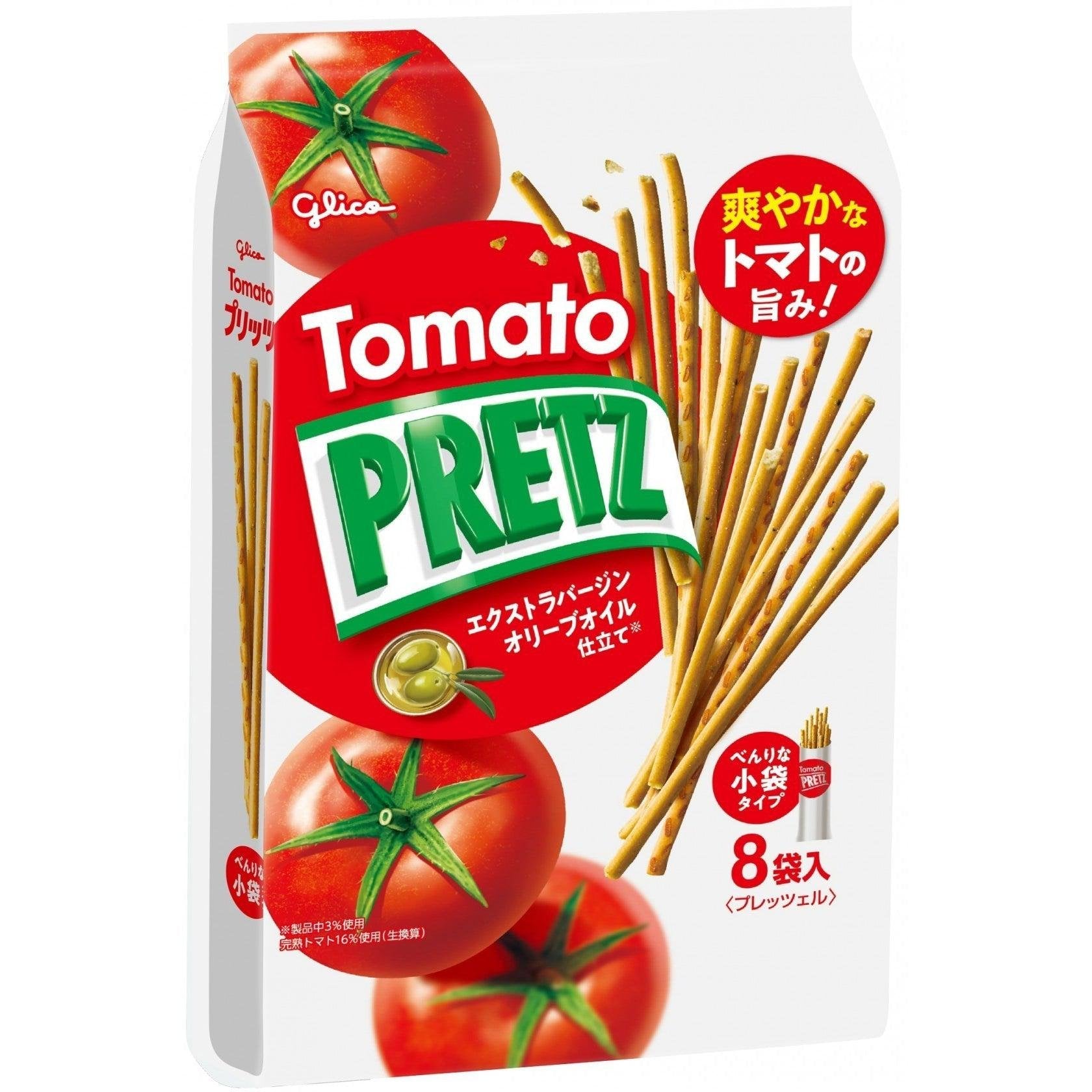 Glico Pretz Tomato Biscuit Sticks Savory Crunchy Snack 110g