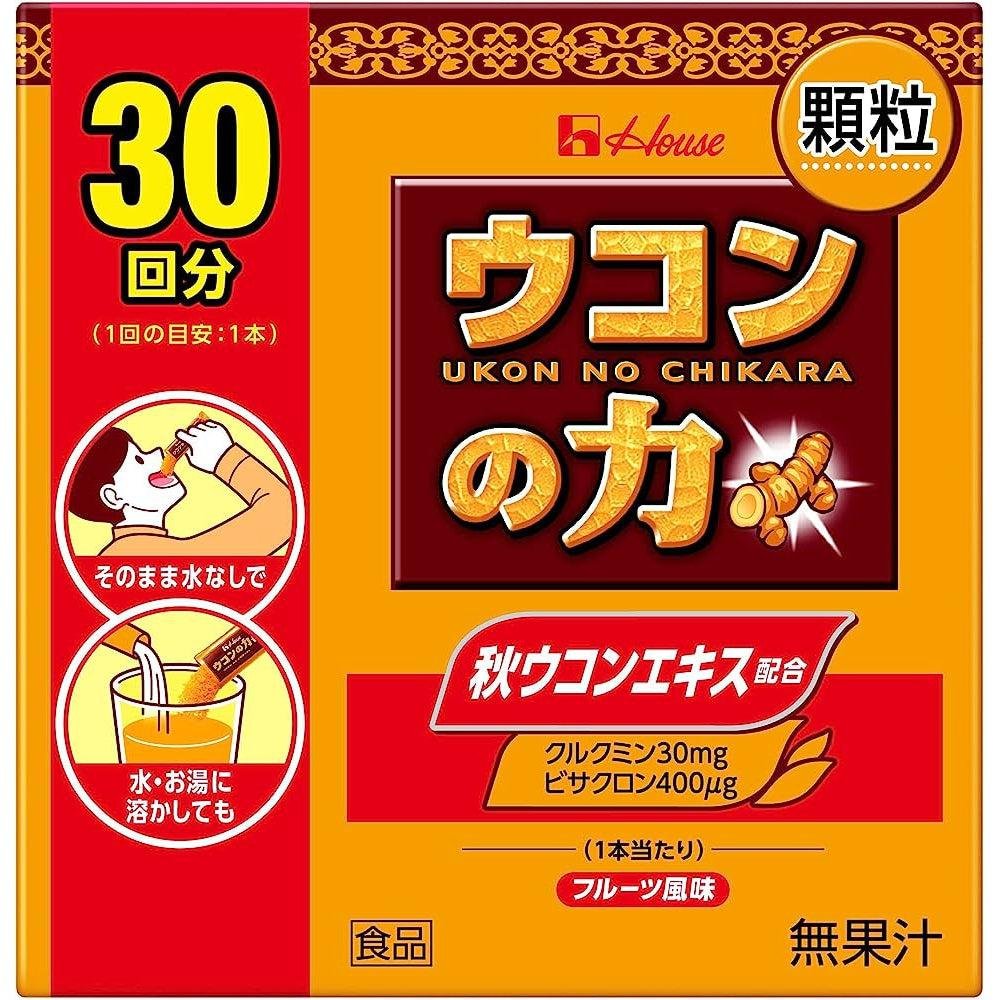 House Foods Ukon No Chikara Turmeric Powder Supplement 1.1g x 30 Sticks