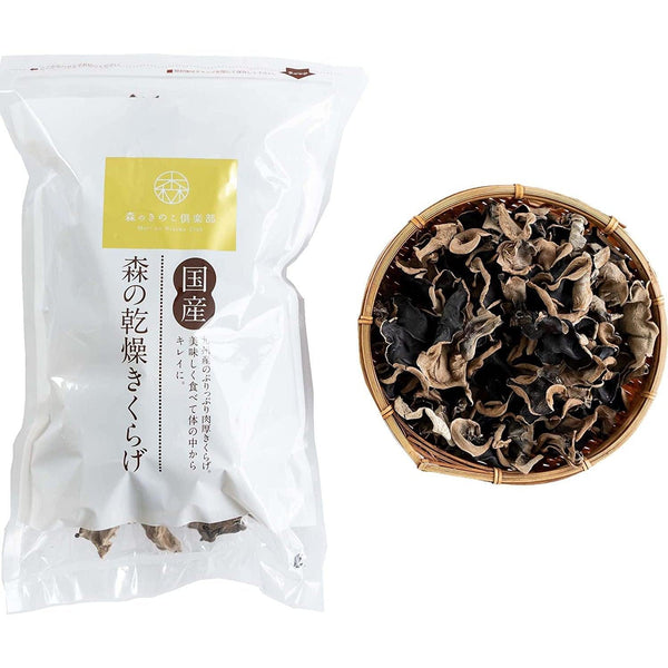 Mori Dried Kikurage Black Wood Ear Mushrooms Pesticide-Free 100g