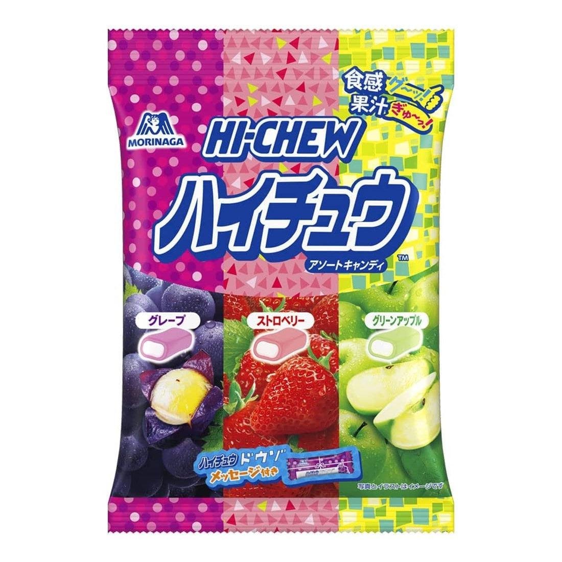 Hi-Chew Japanese Soft Fruit Candy 3 Flavors Assortment 86g