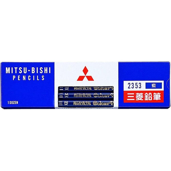 uni Mitsubishi Colored Pencils Prussian Blue Color 12 Pieces