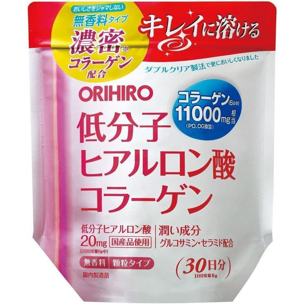 Orihiro High Density Collagen Beauty Powder With Hyaluronic Acid 180g