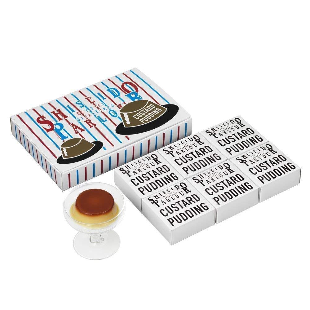 Shiseido Parlour Custard Pudding Rich Creamy Dessert 6 Pieces