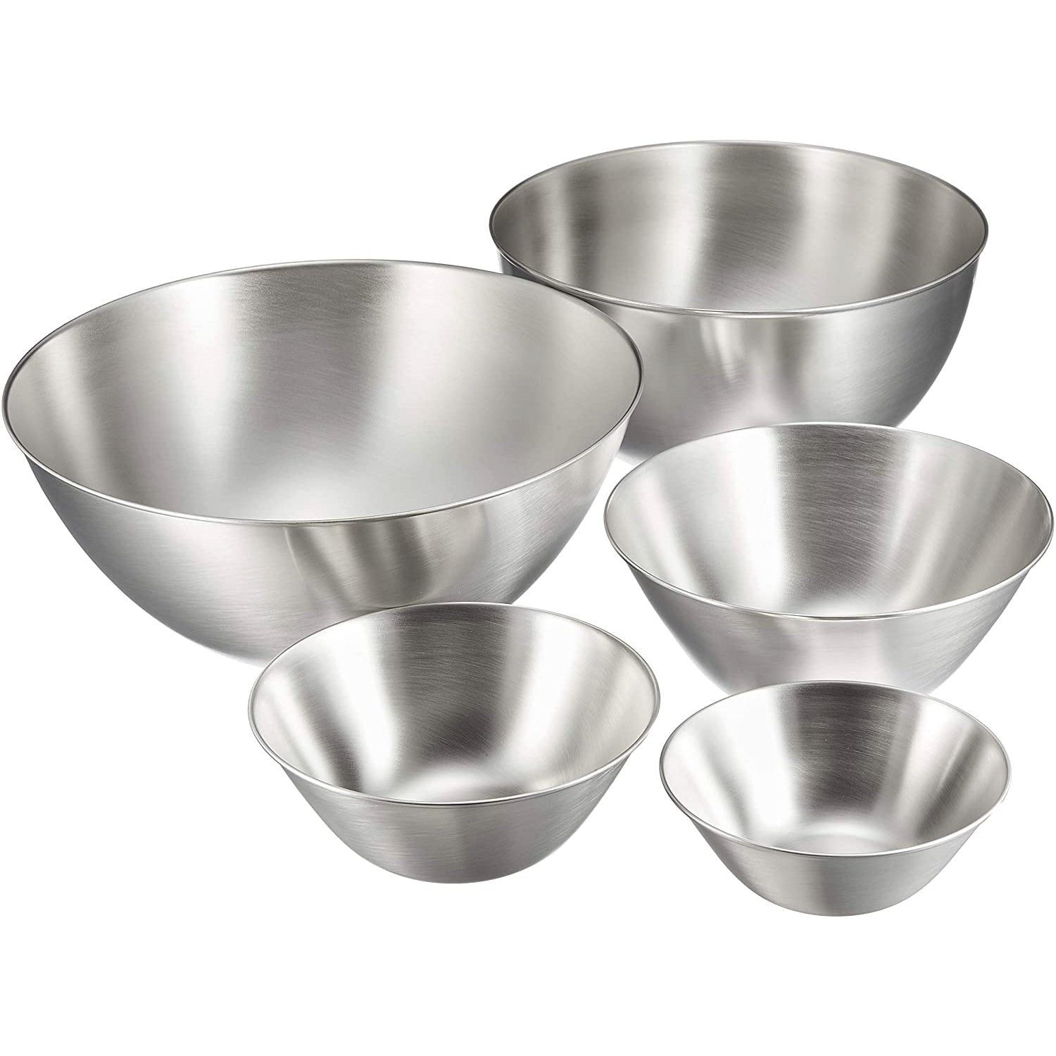 Sori Yanagi Stainless Steel Mixing Bowl Lightweight Matte Finish