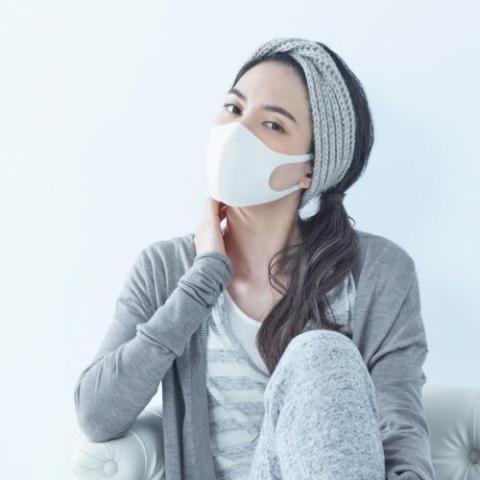 Arax Pitta Mask White Regular Size Breathable Face Mask 3 Pack