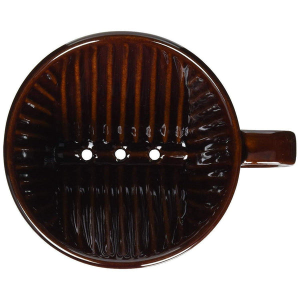 Kalita Ceramic Coffee Dripper 102 Brown Pour-Over Coffee Filter