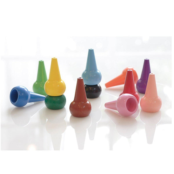 Rangs Japan Baby Color Safe Non-Toxic Washable Crayons 12 Colors