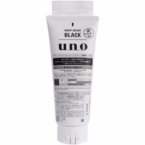 Uno Whip Wash Black Men's Facial Cleanser Oil Control 130g