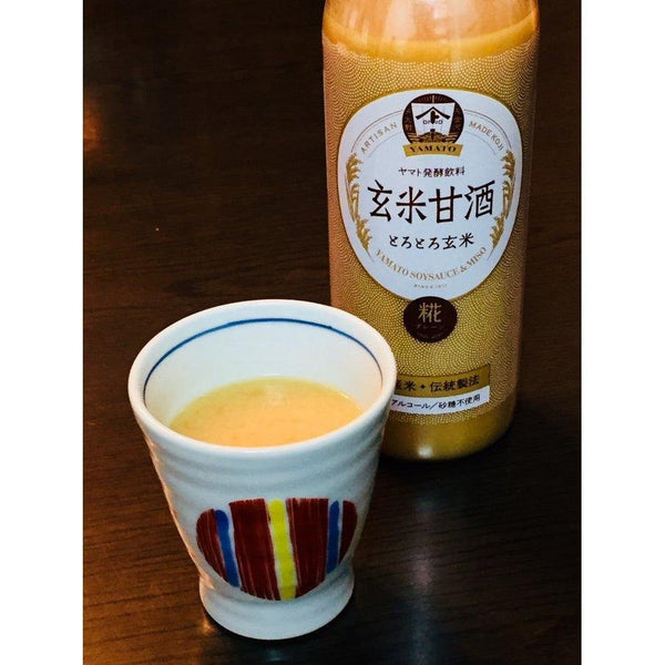 Yamato Genmai Brown Rice Amazake Sugar-Free Non-Alcoholic Drink 490ml