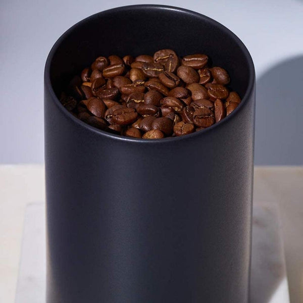 Cores Porcelain Canister Mino Ware Coffee Canister Black C820BK
